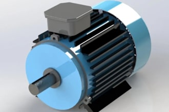 design professional 3d cad models and mechanical designs in solidworks