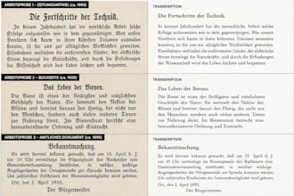 transcribe gothic script or fraktur