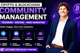 manage blockchain game marketing crypto community telegram web3 marketing