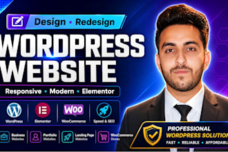 build wordpress website, revamp, redesign busniess website