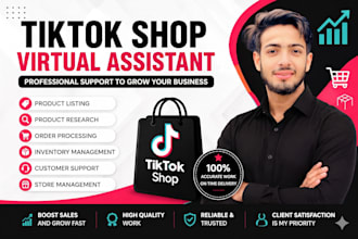 be your tiktok shop VA and store manager