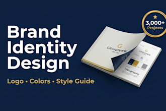 create a professional brand identity and brand style guide