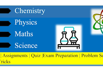 be your expert chemistry, physics and math tutor