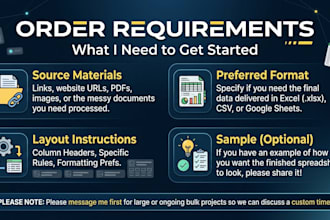 expert data entry, copy paste, and web research