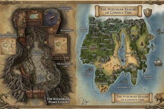 draw detailed fantasy maps for novels 4k dnd battle map inkarnate rpg boardgame