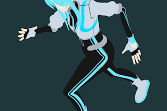 a character animation cycle