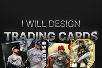 create professional custom trading card designs