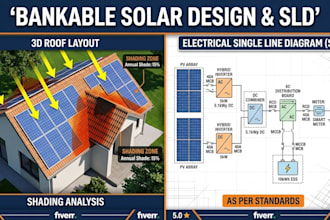 design pvsyst 3d shading report, helioscope layout solar sld site plan