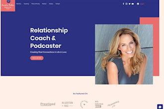 create coaching website, life coaching, consultant and business website