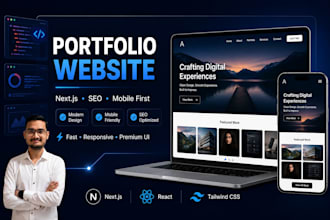 build a photographer portfolio website