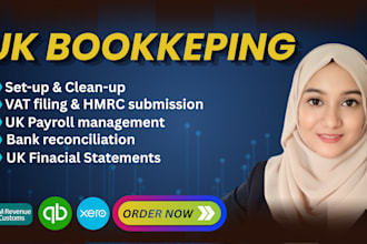 do UK bookkeeping, vat and financial reports