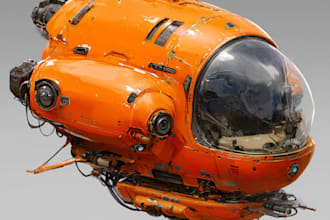 draw high quality spaceship concept