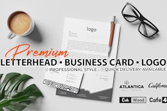 do letterhead, business card, logo redesign, visiting card