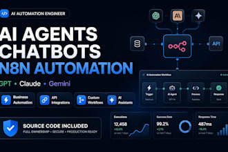 build ai agents chatbots and n8n automation workflows