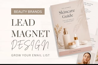design a luxury lead magnet  for beauty brands