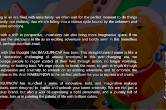 write brand strategy, including brand tone, mission statement