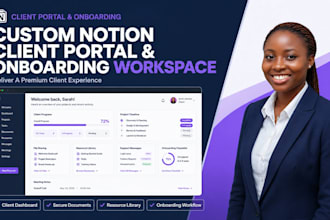 build a custom notion client portal and onboarding workspace