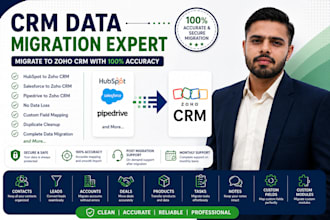 migrate hubspot salesforce pipedrive data to zoho CRM