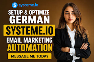 setup and optimize german systeme io email marketing automation