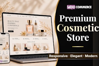 create a modern beauty and cosmetics woocommerce website