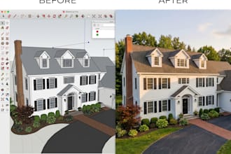 3d rendering architecture exterior
