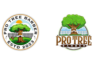 design modern delightful tree logo with satisfaction guarantee