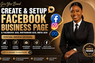 create and setup facebook business page