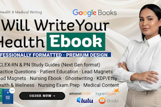 write medical online course content, elearning video course lessons, workbook