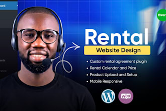 design a premium wordpress website for your event rental business