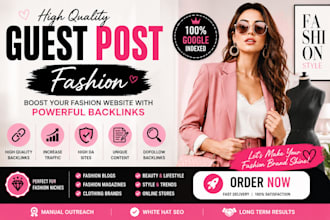 do a fashion guest post on a highly ranked site