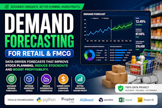 build accurate demand forecasting models for retail, fmcg and ecommerce