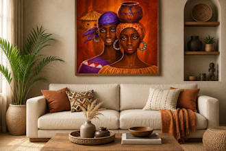 design ethnic wall art for modern decor