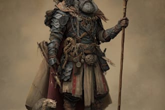 dnd, fantasy character and dnd character