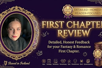 critique the first chapter of your fantasy or romance novel