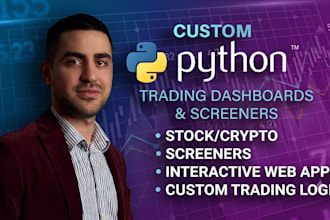 build a custom python trading dashboard or stock screener