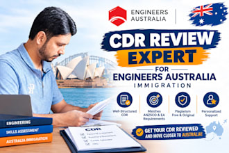 help you get approved cdr from engineer australia for immigration