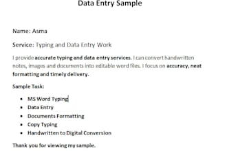 do typing and handwritten assignments professionally
