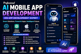 do ai mobile app development ios app development as ai mobile app developer