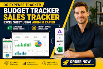 do expence tracker budget tracker sales tracker excel sheet using aikimi zapier