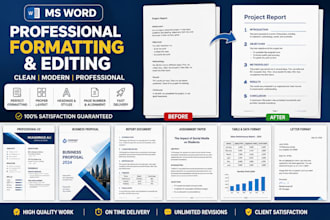 professionally format your ms word document
