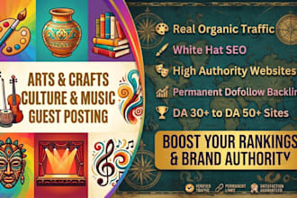 build backlinks through arts, culture, and music blogs