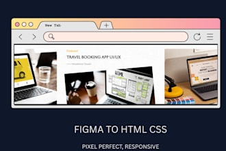 convert your figma design to HTML CSS