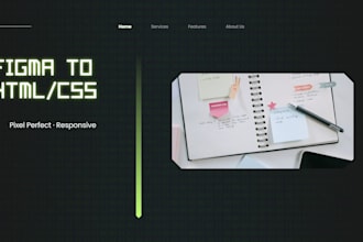 convert your figma design to HTML CSS