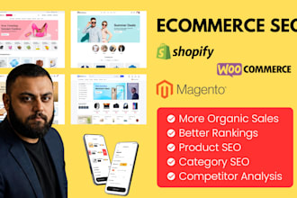 do ecommerce SEO for shopify and woocommerce stores