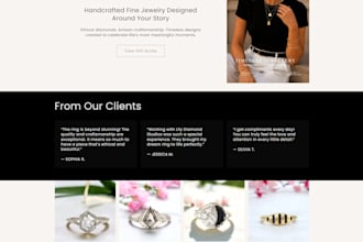 create a luxury shopify website and ecommerce store