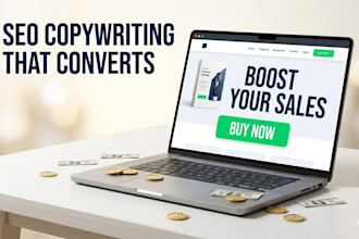 write high converting SEO copywriting for website, landing page, salesfunnel,ads