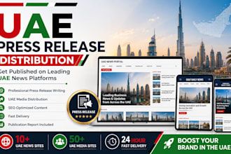 write and distribute your press release to top dubai media outlets