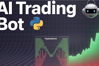 develop ai trading bot with python, machine learning and backtest