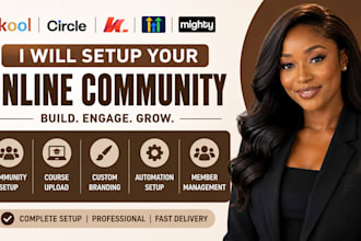 do kajabi online course website landing page circle so skool community expert