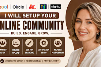 do kajabi online course website landing page circle so skool community expert